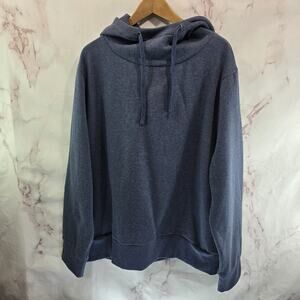 Known Supply Hoodie 3XL Blue Sweatshirt Pullover Fleece Heavyweight Organic